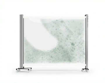 Mobilní zdravotnická zástěna s dekorem